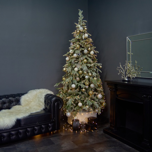  Гирлянда св/д Роса 200м 2000LED тепл белый/провод зеленый IP20 ULD-S20000-2000/DGA WARM WHITE DEW