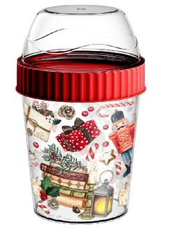  Контейнер 0,44л для завтрака Игрушки красный 223145906/0350