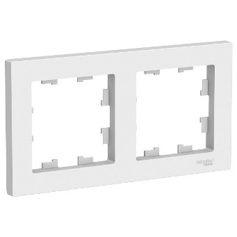  Рамка 2-я гор/верт бел АTN000102 AtlasDesign Schneider 1240125