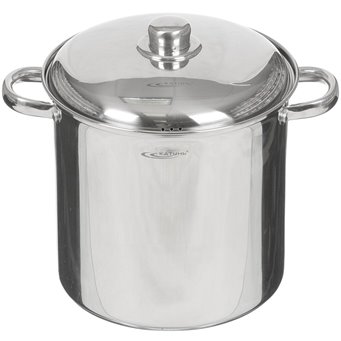  Кастрюля нерж. 11,0л Гретта мет.крыш КТ04-D-110 62291