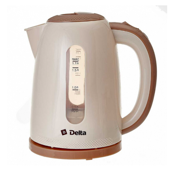  Чайник электрический Delta 1,7л DL-1106 пласт 110514