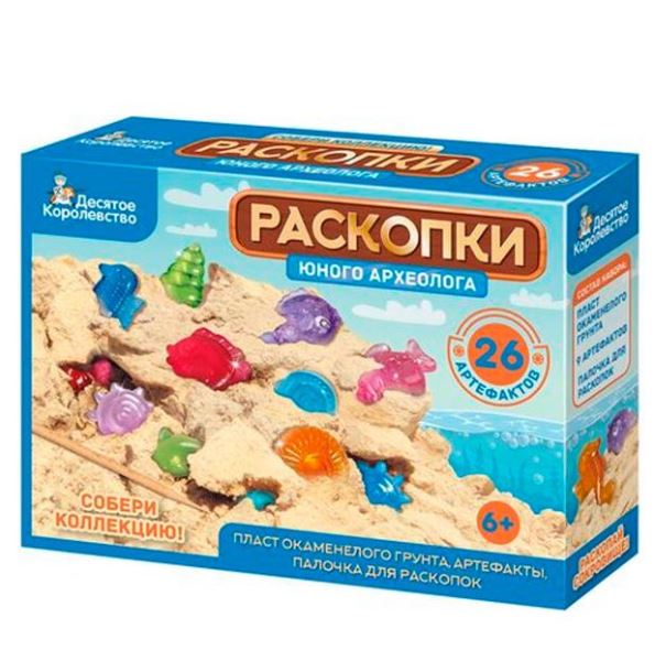  Набор раскопки 26 артефак 6 рыб 20 ракушек 05121 810-001