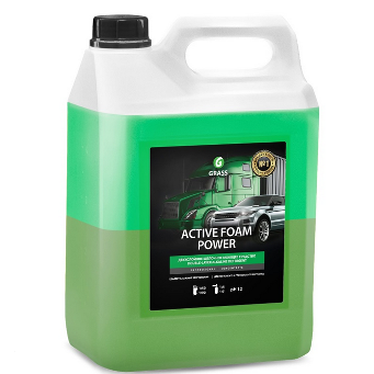  Автошампунь 6кг для бесконтактной мойки Активная пена Active Foam Power 113141 Grass