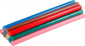  Стержни для термопистолета 11*200мм цветн. PATRIOT 816001030
