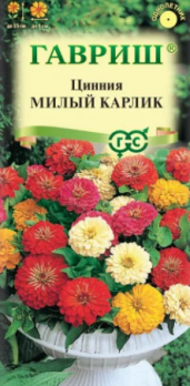  Цинния Милый карлик смесь 0,5г цв Гавриш