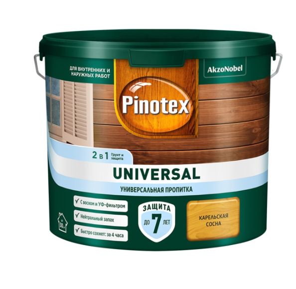  Пропитка Pinotex Universal 2в1 2,5л карельская сосна 5620687
