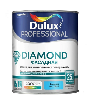 Краска DX Professional Diamond фасад гладкая мат.BC 0,9л.