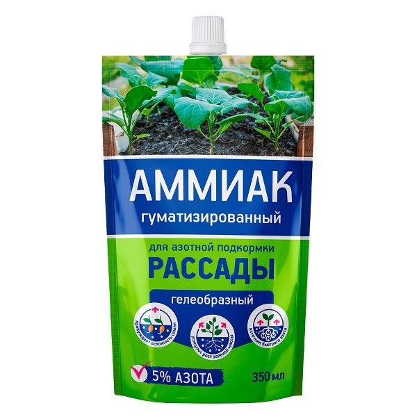  Удобрение для рассады Аммиак гуматиз 350мл Биомастер