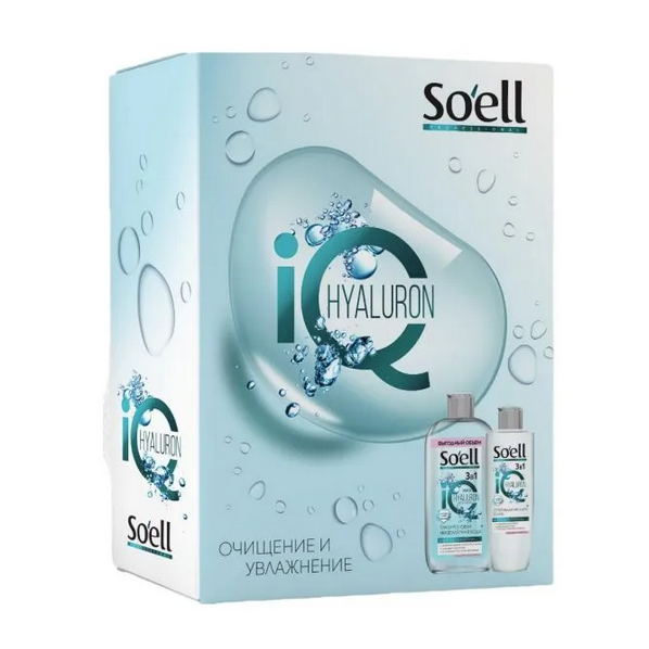  Набор Мицелярная вода 600мл гиалур+Тоник увулажн 200мл Soell Professional 27007