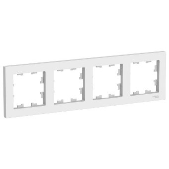 Рамка 4-я гор/верт бел AtlasDesign ATN000104 Schneider 1240127