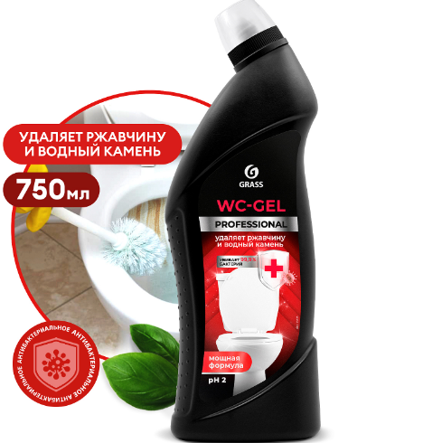  Чистящее средство для туалета 750мл WC-gel Professional 125535