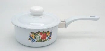  Кастрюля эмалир. 0,6л Татьяна С-1605П/4 22967
