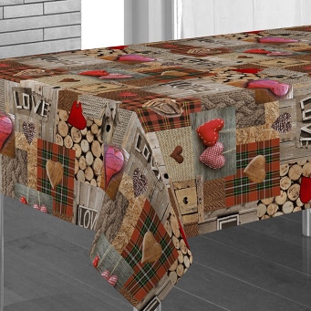  Клеенка 140см Домашний уют Camelia  631/1