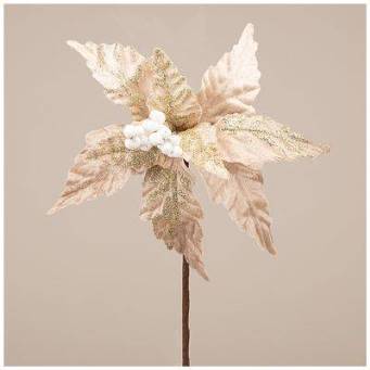  Цветок иск 30см Пуансетия 226-1034