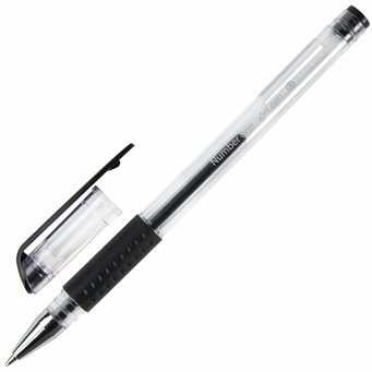  Ручка гелевая Brauberg черная 141194