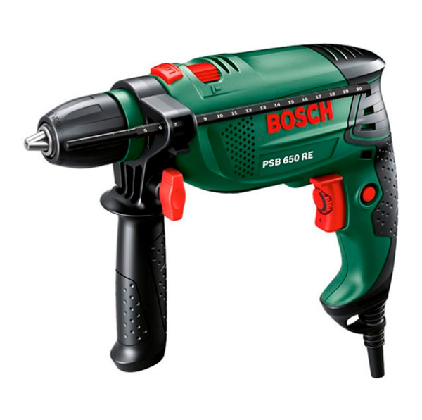  Дрель ударная 650Вт 3000об/мин PSB650RE BOSCH 