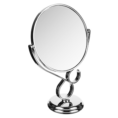  Зеркало настол серебро 17,5*29*10 347-022