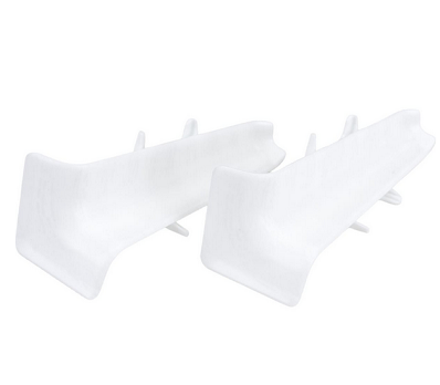  Угол внут для плинтуса 70мм 001 белый 2шт Деконика