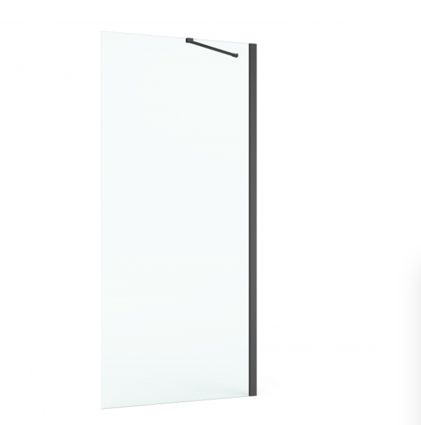  Душевая стенка боковая часть 900*1950мм Capital прозр черн Roca