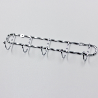  Вешалка 5 крючков 27х5,5х3,5см хром 13099