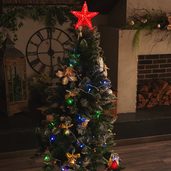  Гирлянда св/д нить 10м 100LED разноцвет/провод прозрачный IP20 ULD-S1000-100/DTA MULTI