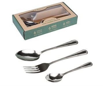  Набор столовых приборов 18пр Катунь 1,8мм КТ-Н69-НБ-18