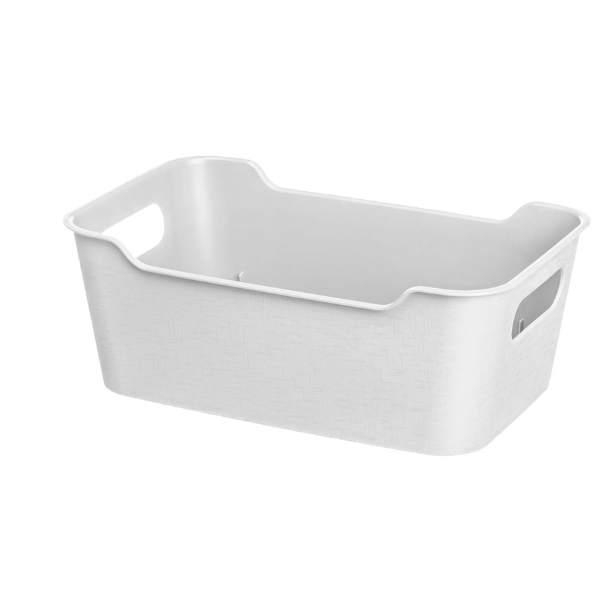  Корзинка 4,1л 290*180*105мм универс Mango белый 223300329/01