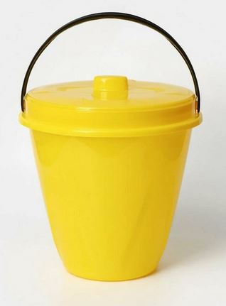  Ведро 8л п/эт Евро пищевое желтое Радиан