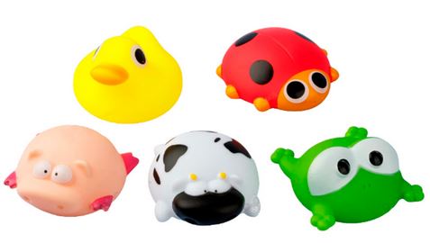  Набор игрушек брызгалок для купания 168