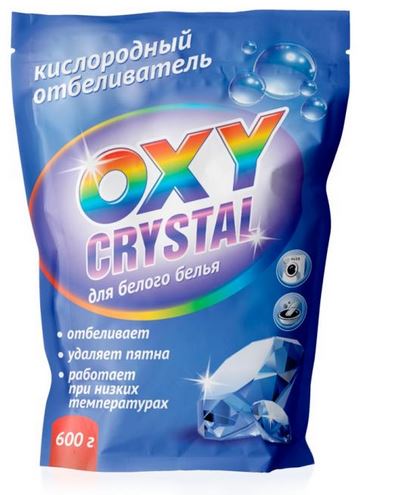  Отбеливатель универсал кислородн б/цветн белья 600гр СТ-98 Oxy cristal