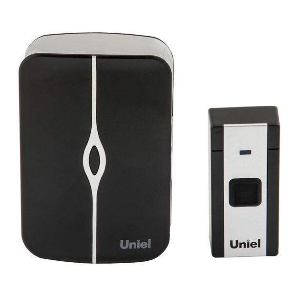  Беспроводной звонок Uniel UDB-015W-R1T1-36S-100M-WH/BL 36 мелодий UL-00006434
