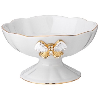  Ваза Venezia Lefard на ножке 55-3022