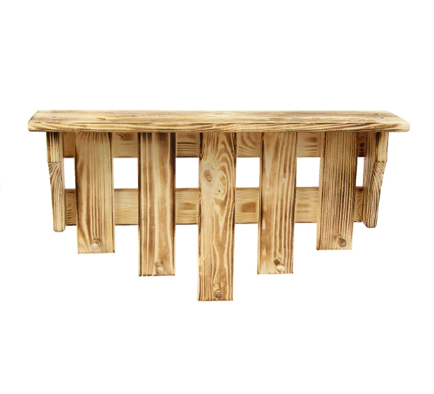  Полка-вешалка для бани деревянная 5 крючков Банная термо