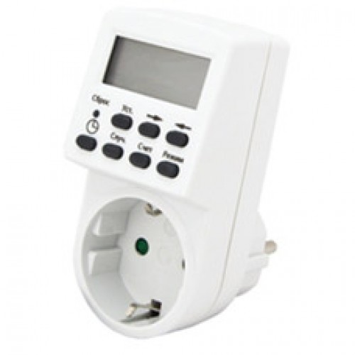  Таймер розеточный электронный недельный ТРЭ-01 16А 3,5кВт шаг 1мин. SQ1506-0002 TDM