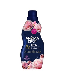  Гель для стирки 1000г 2в1 Цветочный микс 25298 Aroma Drop