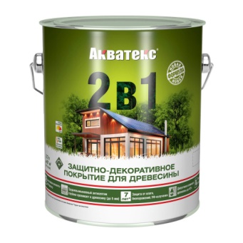  Защитно-декоративное покрытие Акватекс Дуб 2,7л арт. 18119 Рогнеда 