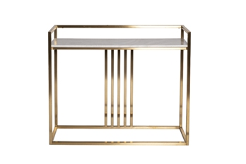  Консоль Мисти Нуова (Misty Nuova) иск.мрамор золото 100х30х85см 47ED-182KONS-ZOL Garda Decor