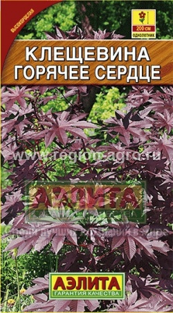  Клещевина Горячее сердце цв Аэлита