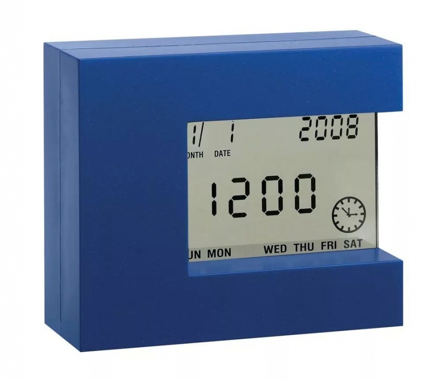  Термометр цифровой с часами Т-08 402344