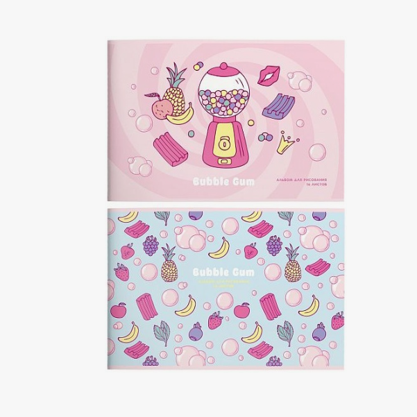  Альбом для рисования 16л Schoolformat Бабл Гам А4 238863