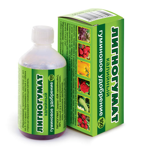  Удобрение гуминовое Лигногумат калийный 100мл ВХ (у42)