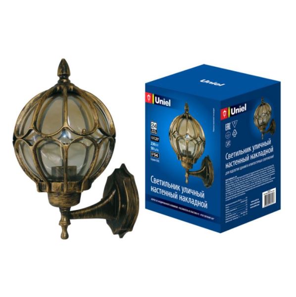  Светильник 60Вт Е27 Архитектурный накл GOLD IP54 UUL-S90A Uniel