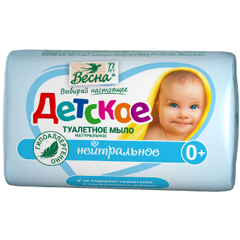  Мыло 90г Детское нейтральное Весна 6112