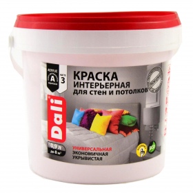  Краска в/д интерьерная белоснежная 9л DALI арт.20913 Рогнеда