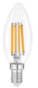  Лампа св/д свеча E14 2700K 20w филамент General 524448/661506