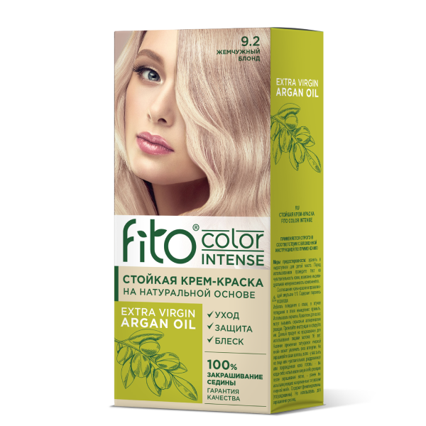  Краска для волос 9.2 жемчужный блонд Fitocolor intense