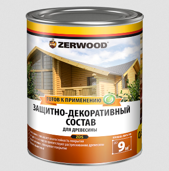  Защитно-декоративный состав Zerwood ZDS тик 0,85л Ижсинтез