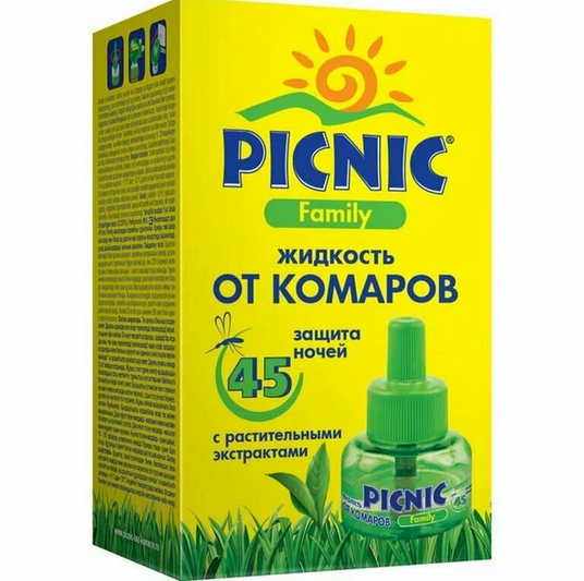  Жидкость от комаров Picnik Family 45 ночей 30мл
