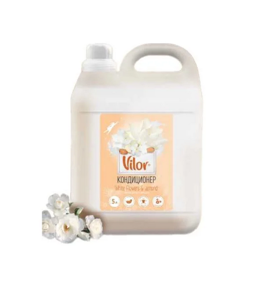  Кондиционер для белья  5л миндаль и бел.цветы Vilor 23507