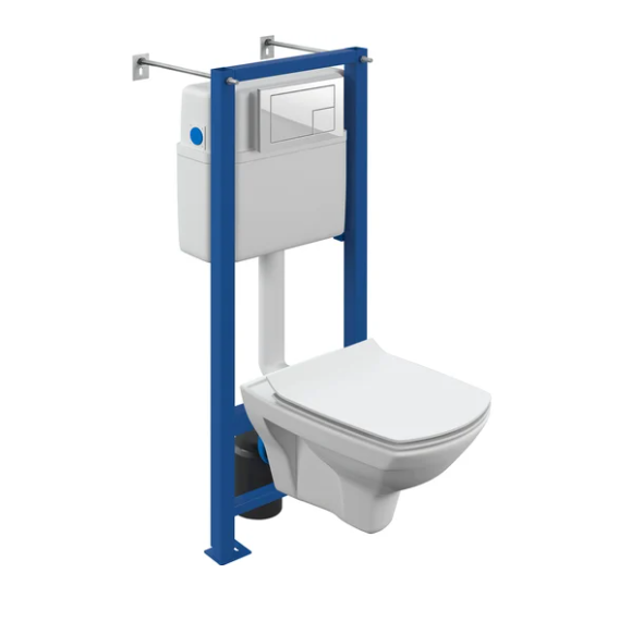  Инсталляция 3в1 Carina XL CO DPL EO Slim  (комплект рама,чаша,кнопка)